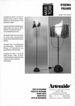 Toni Cordero di Montezemolo Priamo Floor Lamp by Toni Cordero for Artemide Italy 1990 - 1076493