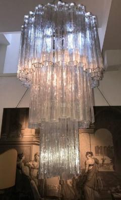 Toni Zuccheri Amazing Tronchi Chandelier by Toni Zuccheri for Venini 1960s - 658355