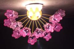 Toni Zuccheri Four Midcentury Colored Murano Glass Scones by Tony Zuccheri for Venini - 1532924