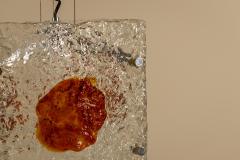 Toni Zuccheri Hang Lamp attr to Toni Zuccheri for A V Mazzega Italy 1970s - 4491670