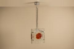 Toni Zuccheri Hang Lamp attr to Toni Zuccheri for A V Mazzega Italy 1970s - 4491679