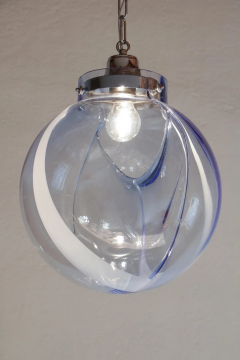 Toni Zuccheri Italian Mid Century Murano Ball Glass Pendant Lamp by Toni Zuccheri 1960s - 2601237