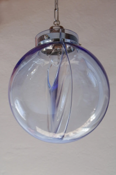 Toni Zuccheri Italian Mid Century Murano Ball Glass Pendant Lamp by Toni Zuccheri 1960s - 2601238