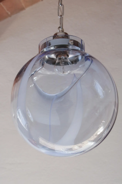 Toni Zuccheri Italian Mid Century Murano Ball Glass Pendant Lamp by Toni Zuccheri 1960s - 2601239