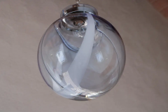 Toni Zuccheri Italian Mid Century Murano Ball Glass Pendant Lamp by Toni Zuccheri 1960s - 2601241