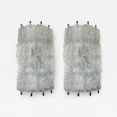 Toni Zuccheri Pair Of Murano Sconces By Toni Zuccheri For Venini - 4379307