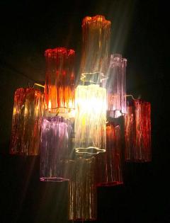 Toni Zuccheri Pair of Midcentury Colored Murano Glass Scones by Tony Zuccheri for Venini - 1561845