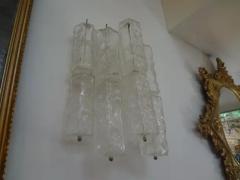 Toni Zuccheri Pair of Murano Glass Sconces by Toni Zuccheri for Venini - 3668104