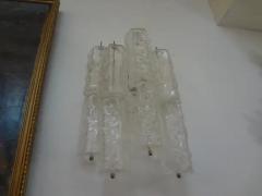 Toni Zuccheri Pair of Murano Glass Sconces by Toni Zuccheri for Venini - 3668108