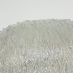 Toni Zuccheri Pair of Toni Zuccheri Murano Glass Flush Mounts for Venini Italy 1970s - 3501933