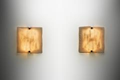 Toni Zuccheri Pair of Toni Zuccheri Scorz Wall Lamps for Venini Italy 1960s - 4374695