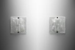 Toni Zuccheri Pair of Toni Zuccheri Scorz Wall Lamps for Venini Italy 1960s - 4374813