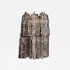 Toni Zuccheri Pair of Toni Zuccheri for Venini Murano Eliche Glass Wall Sconces - 4713860