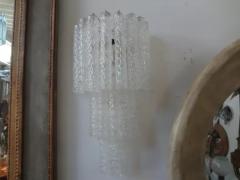 Toni Zuccheri Pair of Toni Zuccheri for Venini Murano Glass Sconces - 3649636