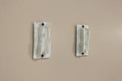 Toni Zuccheri Pair of Wall Appliques by Toni Zuccheri for Venini Italy 1970s - 4319057