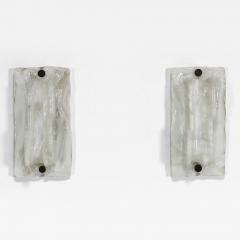 Toni Zuccheri Pair of Wall Appliques by Toni Zuccheri for Venini Italy 1970s - 4320225