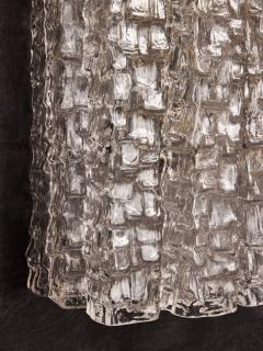 Toni Zuccheri Pair of Wall Sconces by Toni Zuccheri for Venini Squared Murano Tronchis - 4693559