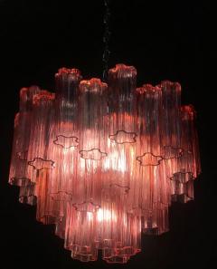 Toni Zuccheri Red Coral Murano Glass Tronchi Chandelier 1970 - 2213892