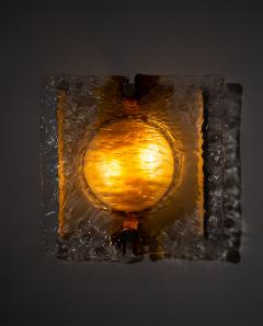 Toni Zuccheri Toni Zuccheri Large Wall Lamp for Venini 1960s - 4447318