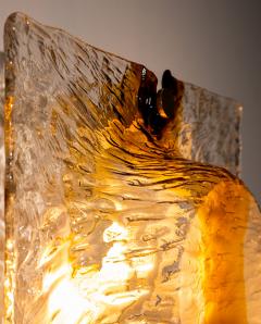 Toni Zuccheri Toni Zuccheri Large Wall Lamp for Venini 1960s - 4447327