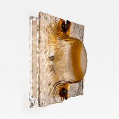 Toni Zuccheri Toni Zuccheri Large Wall Lamp for Venini 1960s - 4447555