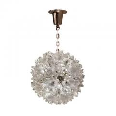 Toni Zuccheri Toni Zuccheri for Venini Clear Murano Glass Petite Esprit Chandelier 1970s - 3617274