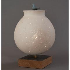 Tonino Negri Poetic Contemporary Fired Ceramic Lamp by Tonino Negri - 2597243