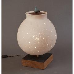 Tonino Negri Poetic Contemporary Fired Ceramic Lamp by Tonino Negri - 2597256