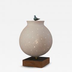 Tonino Negri Poetic Contemporary Fired Ceramic Lamp by Tonino Negri - 2828968