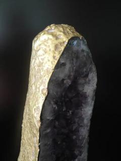 Tony Duquette Amethyst Geode in 22 Karat Gold Leaf - 3349362