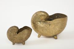 Tony Duquette Pair Bronze Duquette Style Nautilus Planters - 2934214