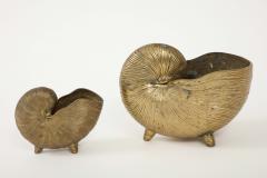 Tony Duquette Pair Bronze Duquette Style Nautilus Planters - 2934216