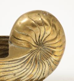 Tony Duquette Pair Duquette Style Bronze Nautilus Cache Pots - 3338153