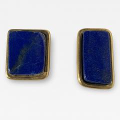 Tony Duquette Pair Lapis Lazuli Paper Weights - 868579