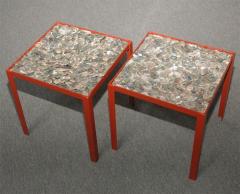 Tony Duquette Pair of Abalone Shell Tables in the Style of Tony Duquette - 3773585