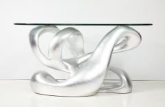 Tony Duquette Stunning Silver Leaf Console table Designed by Tony Duquette  - 3668636