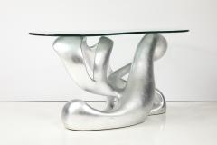 Tony Duquette Stunning Silver Leaf Console table Designed by Tony Duquette  - 3668641