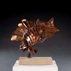 Tony Evans Contemporary Modern Art Copper Lionfish Sculpture by Tony Evans - 4571176