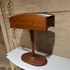 Tony Paul 1960s Midcentury Modern Warm Walnut Wood Desk Lamp Organic Beauty - 2659980