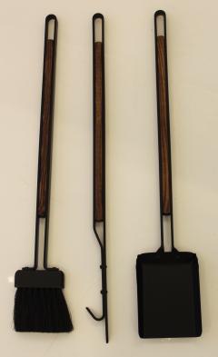 Tony Paul 1960s Modernist Fireplace Tools - 767579