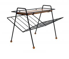 Tony Paul Funky Mid Century Modern Magazine Rack Stand with Side Table by Tony Paul - 2831942