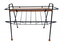 Tony Paul Funky Mid Century Modern Magazine Rack Stand with Side Table by Tony Paul - 2831944