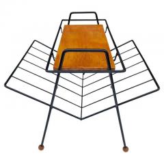 Tony Paul Funky Mid Century Modern Magazine Rack Stand with Side Table by Tony Paul - 2831946