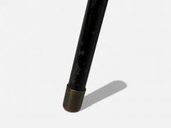 Tony Paul Style Lacquered Iron Walnut Side Tables USA 1960s - 4428166