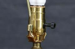 Tony Paul Tony Paul Sculpted Brass Walnut Table Lamp by Westwood Industries - 4599145