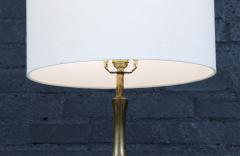 Tony Paul Tony Paul Sculpted Brass Walnut Table Lamps for Westwood Industries - 4450573