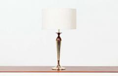 Tony Paul Tony Paul Walnut Brass Table Lamp for Westwood Industries - 2221419