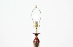 Tony Paul Tony Paul Walnut Brass Table Lamp for Westwood Industries - 2221423