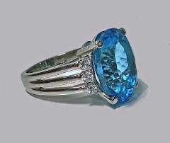 Topaz and Diamond Ring 20th century - 1076016