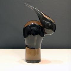 Topaz art glass Bird Sculpture - 4374853